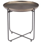 Zuo Bronson Side Table Bronze