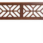 Baxton Studio Kalare Wood Headboard with Geometric Cutout Design - Modern Decorative Panel for Bed Frame, Contemporary Bedroom Accent with Adjustable Height, Full