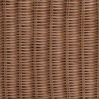 bali & pari Detta Natural Rattan 3-Piece Sectional Set - Handwoven Wicker Corner Lounge Seating with Scalloped Skirt Base and Rolled Arms, Boho Coastal Style for Sunroom or Living Room