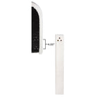 Baxton Studio Caradonna Cream Teddy-Bear Fabric Bed with Storage Drawers - Fully Upholstered Platform Bed with Scalloped Headboard, Queen