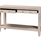 Baxton Studio Nira Faux Shagreen Console Table - Contemporary Accent Display Piece with 2 Drawers and Open Shelf, Storage Solution for Entryway or Living Room