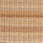 bali & pari Dyna Natural Rattan Dining Chair - Handwoven Wicker Side Chair with Removable Cushion and Loop Backrest, Boho Coastal Seating for Dining Room or Kitchen