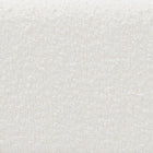 Baxton Studio Aerona Boucle Upholstered Canopy Bed - Four Poster Platform Bed with Channel-Tufted Headboard, Cream, Queen