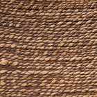 bali & pari Ridley Seagrass Bar Stool with Mahogany Wood Frame - Coastal Seating with Woven Square Back and Cushioned Seat for Bar Island or Lounge, Brown Wash