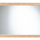 bali & pari Canan Grasscloth Wall Mirror - Handwoven Rectangle Frame Accent Mirror for Bedroom, Entryway, or Living Room