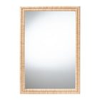 bali & pari Canan Grasscloth Wall Mirror - Handwoven Rectangle Frame Accent Mirror for Bedroom, Entryway, or Living Room