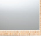 bali & pari Canan Grasscloth Wall Mirror - Handwoven Rectangle Frame Accent Mirror for Bedroom, Entryway, or Living Room