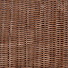 bali & pari Rivan Natural Rattan Dining Chair - Handcrafted Wicker Accent Chair with Woven Back and Cushioned Seat, Boho Coastal Seating for Dining Room or Kitchen