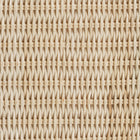bali & pari Sarna Natural Rattan End Table - Handwoven Wicker Accent Table with Scalloped Base and Two-Tone Finish, Boho Coastal Style Side Table