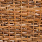 bali & pari Tara 2-Piece Natural Rattan Dining Chair - Handwoven Wicker Armchair with Curved Backrest, Boho Coastal Seating