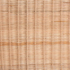 bali & pari Eloisa Natural Rattan End Table - Handwoven Wicker 2-Tier Side Table with Scalloped Border for Living Room or Bedroom