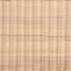 bali & pari Weyman Scalloped Rattan End Table with Removable Tray Top - Handwoven Rattan Accent Table with Shelf, Coastal Boho Style Side Table for Living Room or Bedroom