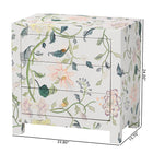 Baxton Studio Connery Floral  End Table - 3-Drawer Decorative Accent Storage Cabinet