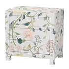 Baxton Studio Connery Floral  End Table - 3-Drawer Decorative Accent Storage Cabinet
