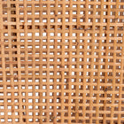 bali & pari Lesia Natural Rattan Dining Chair with Cushion - Handwoven Wicker Side Chair with Mahogany Wood Frame, Coastal Boho Style Seating for Kitchen or Dining Room