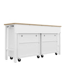 Manhattan Comfort Fortress Modern 3-Piece Garage Set in White - 14GMC-WH