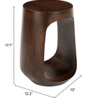 Zuo Okno Side Table Walnut