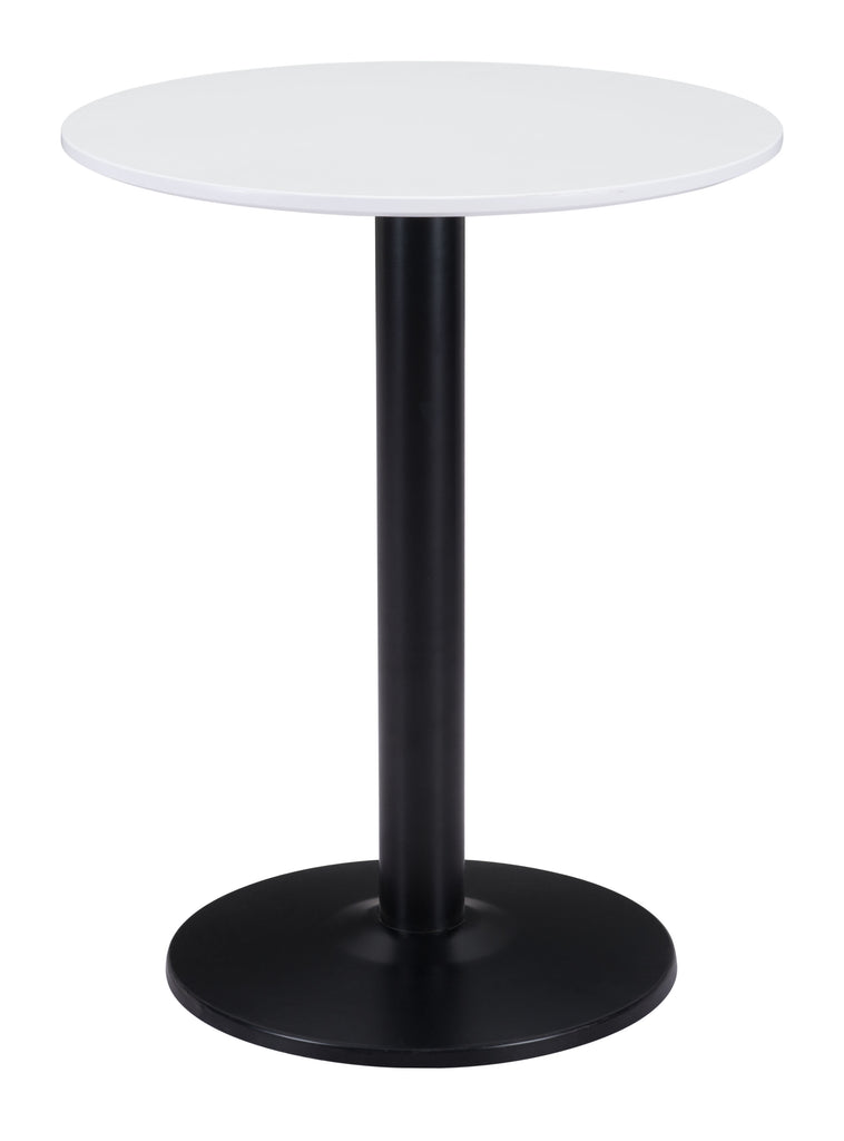Zuo Alto Bistro Table White & Black