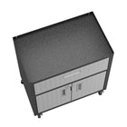 Manhattan Comfort Fortress Modern 3-Piece Garage Set in Dark Gray - 15GMC