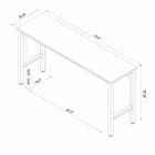 Manhattan Comfort Fortress Modern 3-Piece Garage Set in Dark Gray - 15GMC