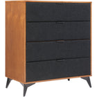 Zuo Zarif Chest Black & Walnut