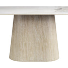Zuo Nooka Dining Table White & Natural
