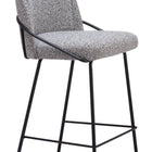 Zuo Jambi Counter Stool (Set of 2) Black & White