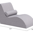 Zuo Luanda Chaise Lounge Gray