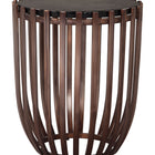 Zuo Kafig Side Table Bronze