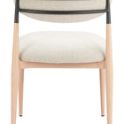 Zuo Equinox Armless Dining Chair (Set of 2) Oyster Gray & Natural