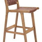 Zuo Feder Barstool (Set of 2) Brown