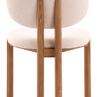 Zuo Rosetta Dining Chair (Set of 2) Beige & Walnut