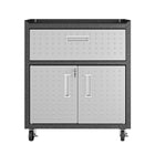 Manhattan Comfort Fortress Modern 3-Piece Garage Set in Dark Gray - 17GMC