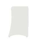 Manhattan Comfort Coney Mid-Century Modern 28" Nightstand in White (3-Drawer)