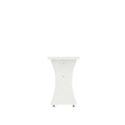 Manhattan Comfort Coney Mid-Century Modern Dining Bench in White - Set of 2