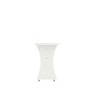 Manhattan Comfort Coney Mid-Century Modern Dining Bench in White - Set of 2