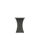 Manhattan Comfort Coney Mid-Century Modern Dining Bench in Charcoal Gray - Set of 2