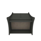 Manhattan Comfort Coney Mid-Century Modern 2-Piece Dresser Set in Charcoal Gray