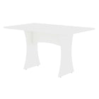Manhattan Comfort Coney Mid-Century Modern 53" Dining Table in White