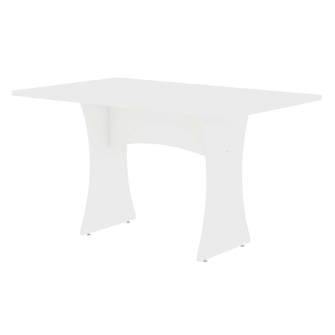 Manhattan Comfort Coney Mid-Century Modern 53" Dining Table in White