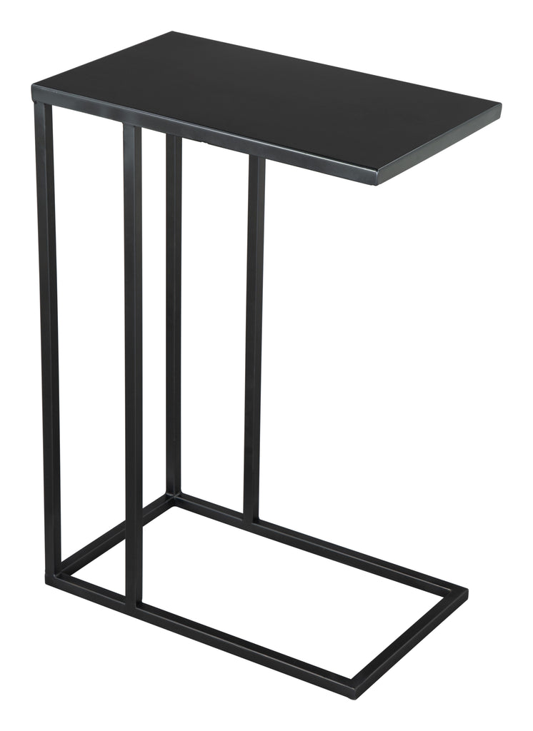 Zuo Atom Side Table Black