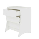 Manhattan Comfort Coney Mid-Century Modern 3-Piece Dresser Set in White