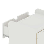 Manhattan Comfort Coney Mid-Century Modern 3-Piece Dresser Set in White