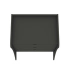 Manhattan Comfort Coney Mid-Century Modern 3-Piece Dresser Set in Charcoal Gray