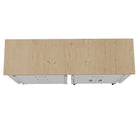 Manhattan Comfort Fortress Modern 3-Piece Garage Set in White - 18GMC-WH