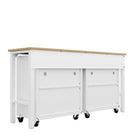 Manhattan Comfort Fortress Modern 3-Piece Garage Set in White - 18GMC-WH