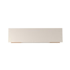 Manhattan Comfort Utopia Contemporary Modern 53" TV Stand in Off White and Maple Cream