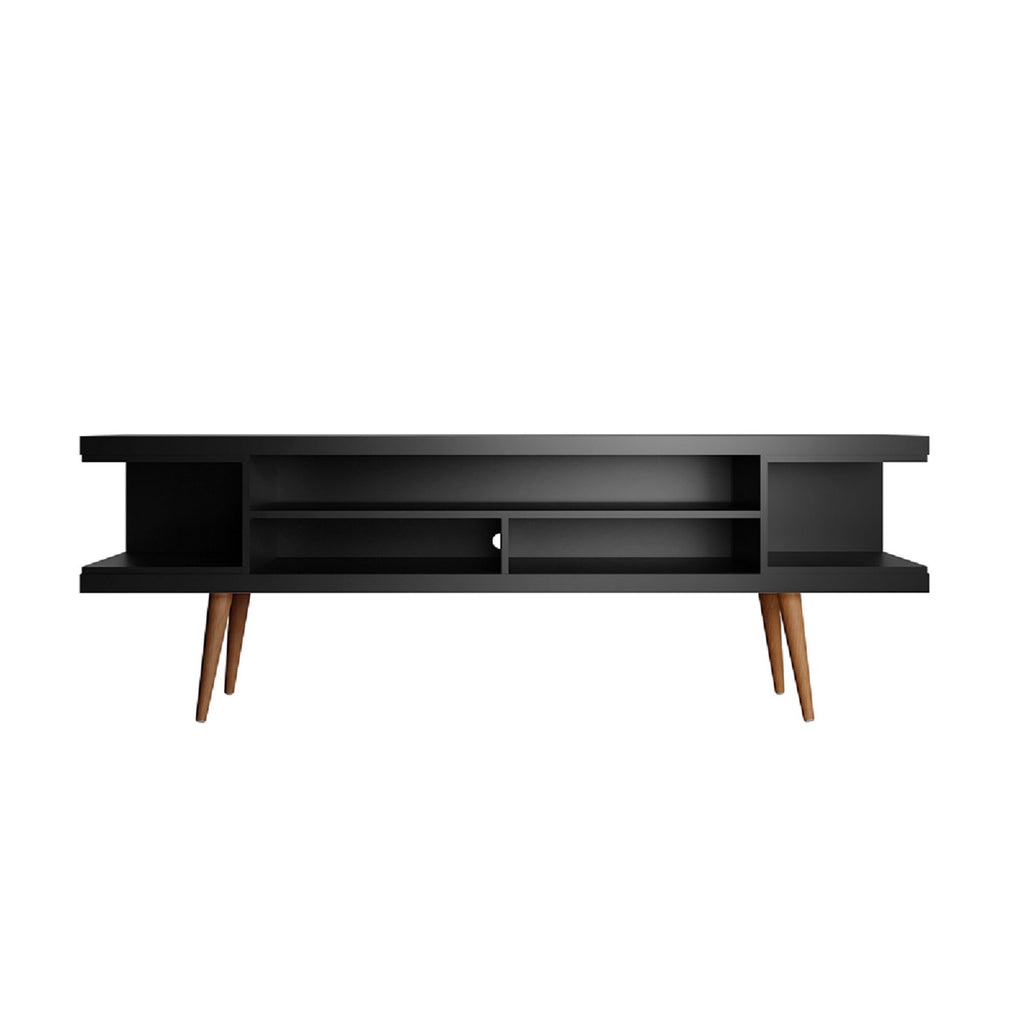 Manhattan Comfort Utopia Contemporary Modern 70" TV Stand in Black
