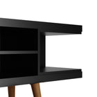 Manhattan Comfort Utopia Contemporary Modern 70" TV Stand in Black