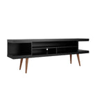 Manhattan Comfort Utopia Contemporary Modern 70" TV Stand in Black